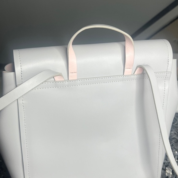 Kate Spade New York Somerville Road Megyn Light Gray Leather Backpack Bag main image 9